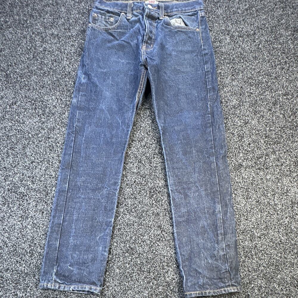 Levi’s 501 Jeans Mens 32x30 Blue Faded Denim Button Fly StraightLeg Vintage Y2K